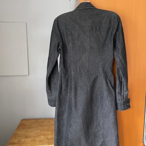 Long Denim Jean Jacket Jacob 90s - Picture 5 of 15